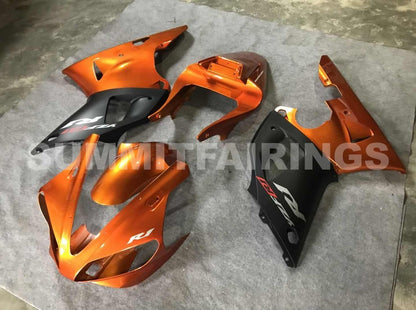 Fairings For Yamaha - YZF1000 R1 00-01 Orange and Black