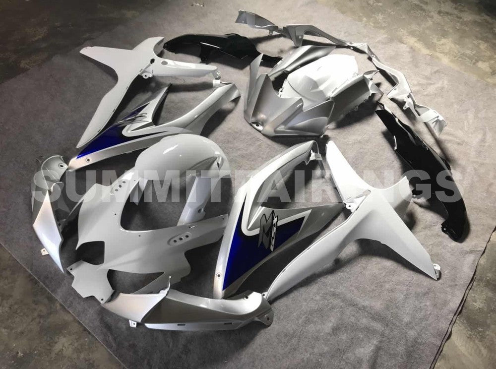 Fairings For Suzuki - GSXR600-750 K8 2008-2010 Silver White