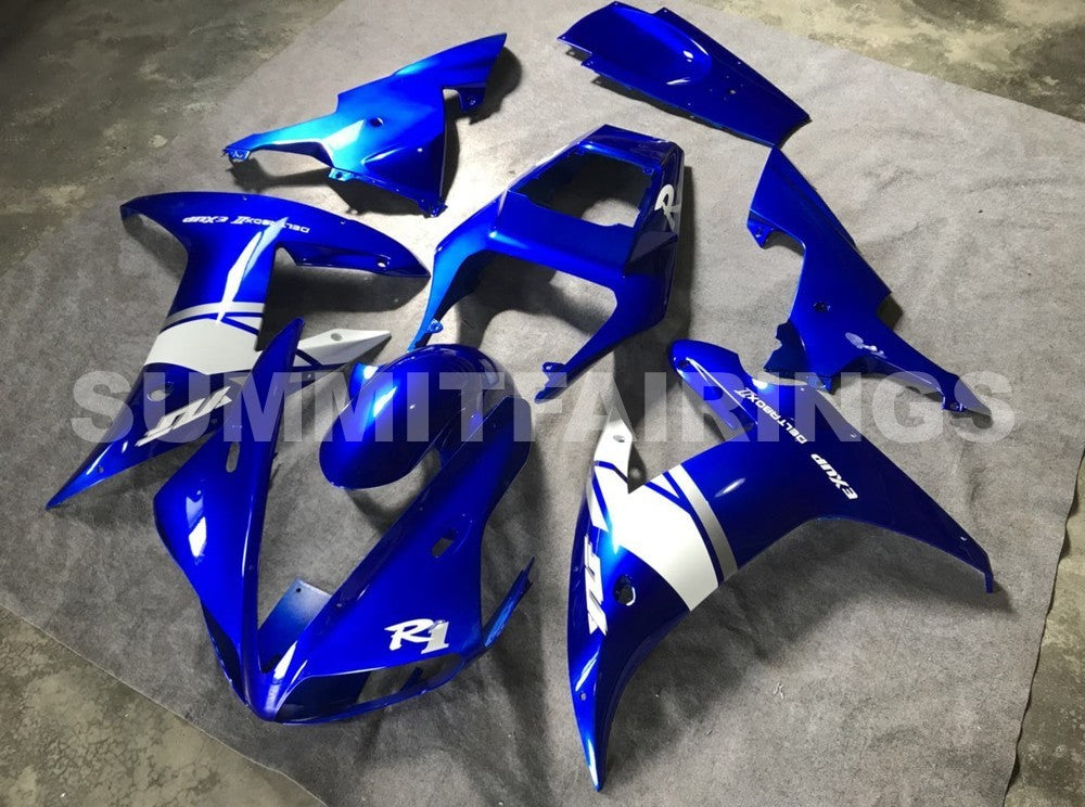 Fairings For Yamaha - YZF1000 R1 02-03 Blue and White