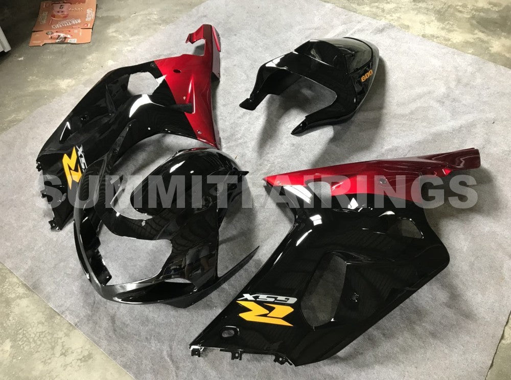 Fairings For Suzuki - GSXR600-750 K1 2001-2003 Black Yellow