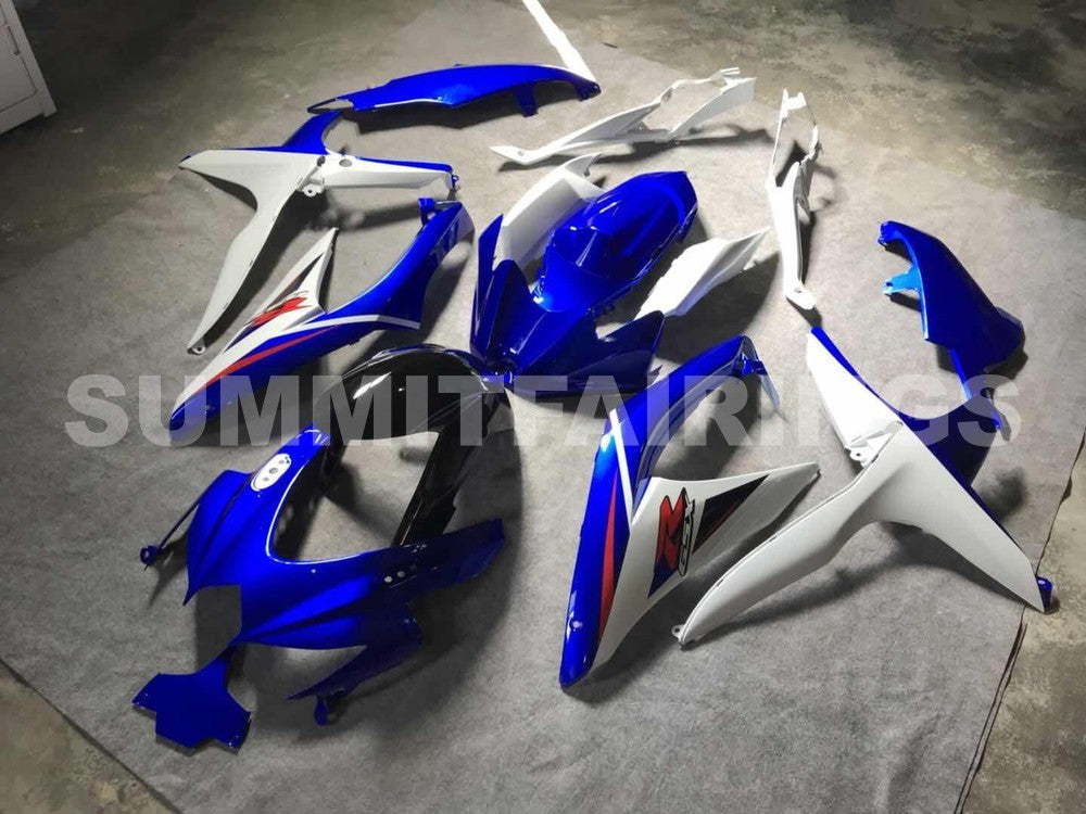 Fairings For Suzuki GSX-R600 / 750, 2008-2010 - Blue & White