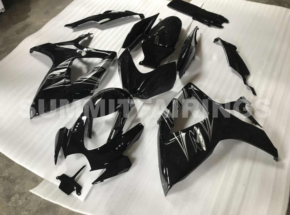Fairings For Suzuki - GSXR600-750 K6 06-07 Black Silver