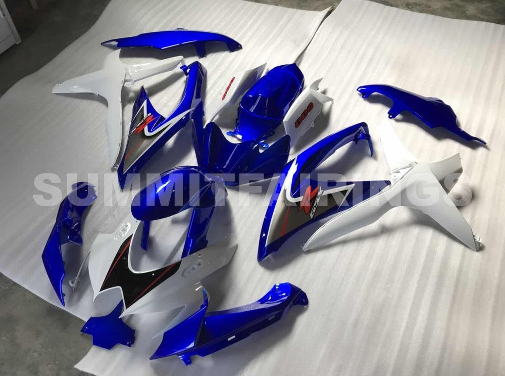 Fairings For Suzuki - GSXR600-750 K8 2008-2010 Blue White