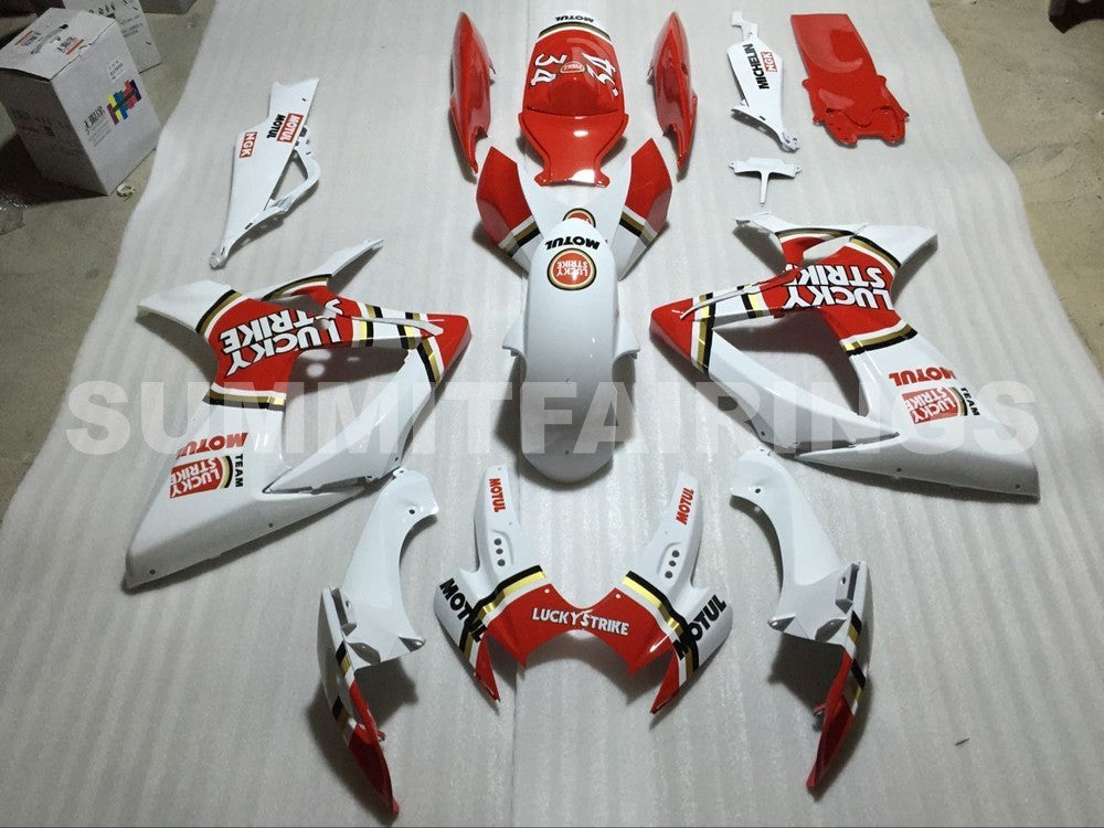 Fairings For Suzuki GSXR 600 750 (2006-2007) White Red