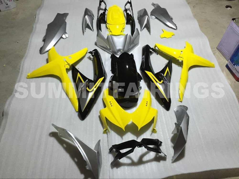 Fairings For Suzuki - GSXR600-750 K8 2008-2010 Yellow