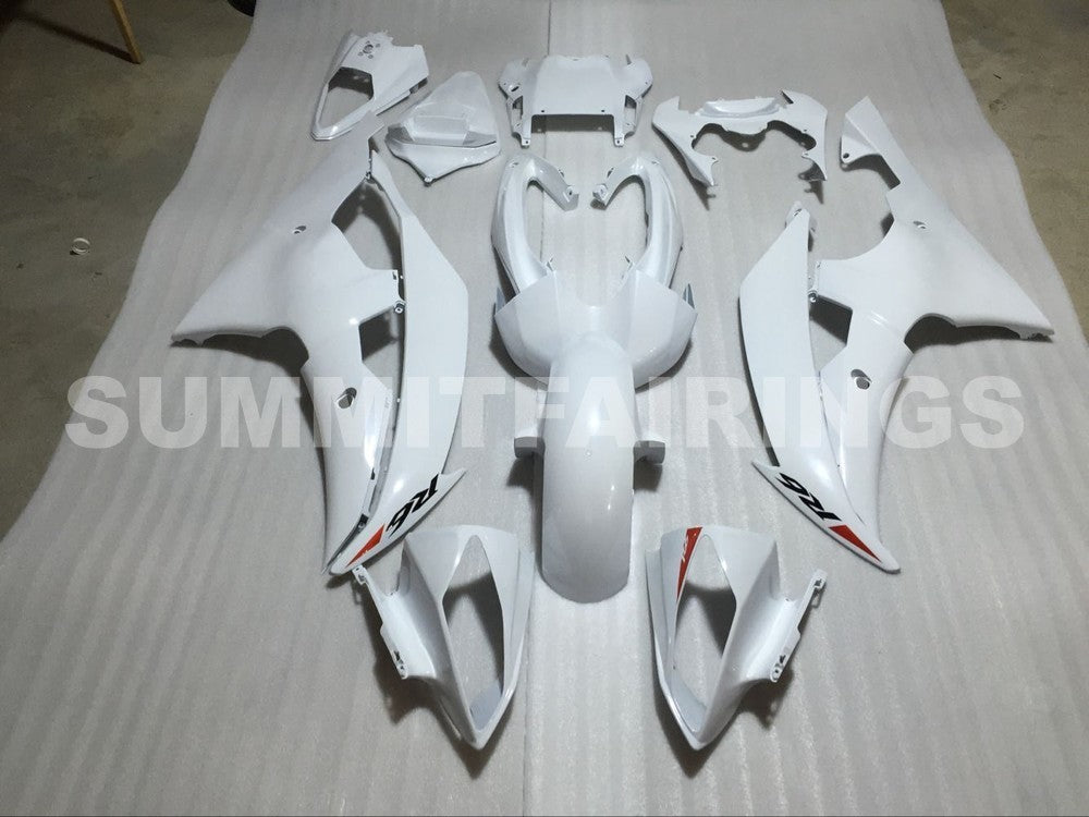Fairings For Yamaha R6, 2008-2012 - Pearl White