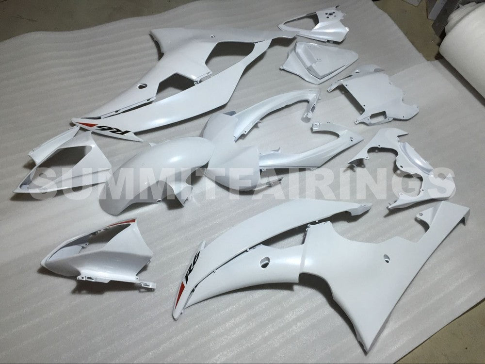 Fairings For Yamaha R6, 2008-2012 - Pearl White