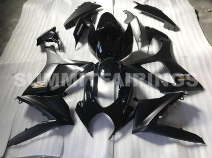 Fairings For Suzuki - GSXR1000 K7 07-08 Matte Black Gloss Black