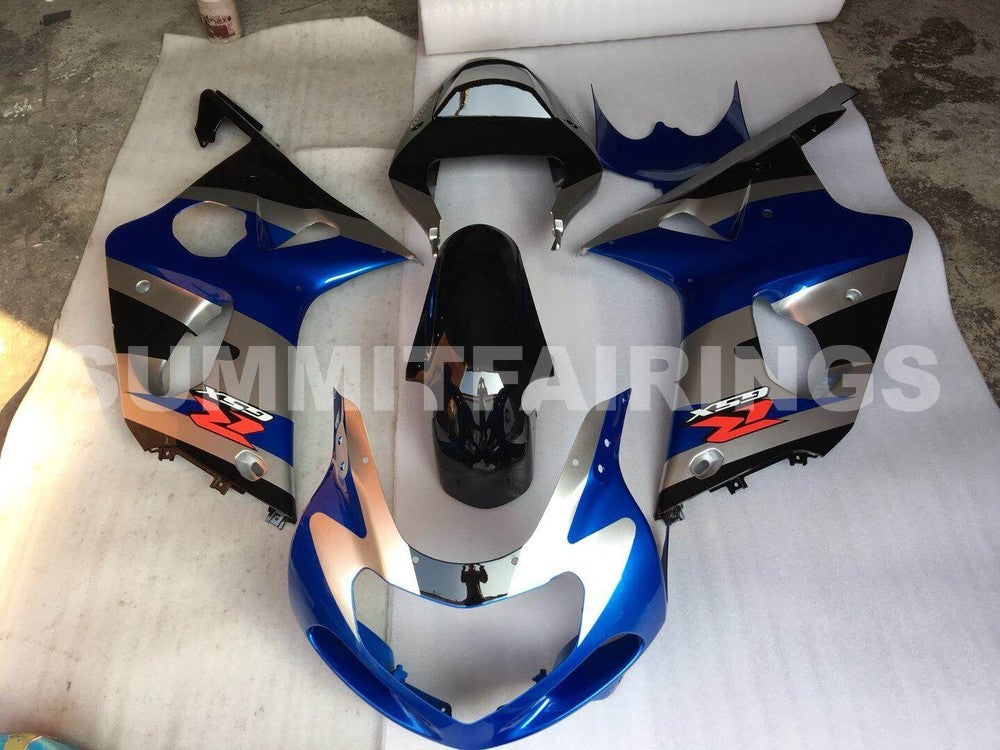 Fairings For Suzuki GSXR 1000 Silver Blue Black GSXR (2000-2002)