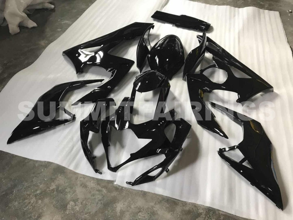Fairings For Suzuki - GSXR1000 K5 05-06 Black & Silver Decals