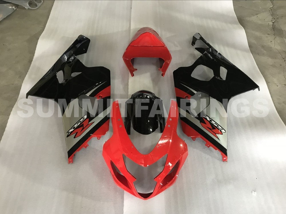 Fairings For Suzuki GSXR 600 750 Red & Black GSXR (2004-2005)