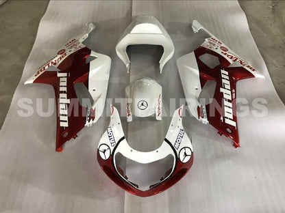 Fairings For Suzuki - GSXR600-750 K1 2001-2003 Red White