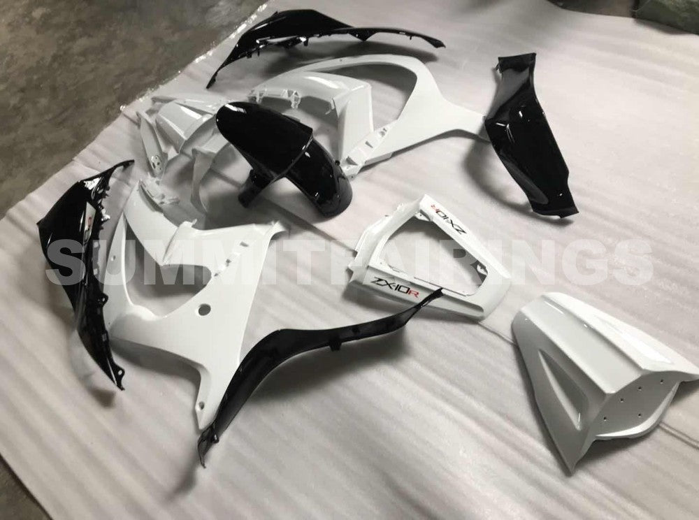 Fairings For Kawasaki ZX-10R, 2011-2015 - White & Black