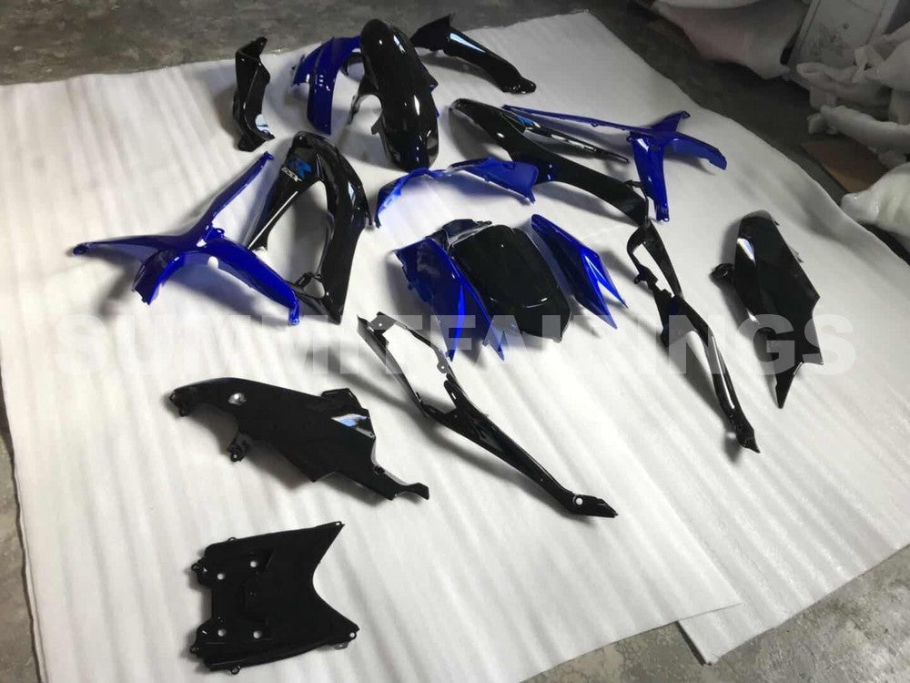 Fairings For Suzuki GSXR 600 750 Blue Black GSXR (2008-2009-2010)