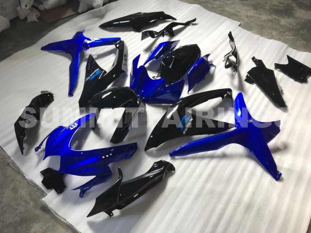 Fairings For Suzuki GSXR 600 750 Blue Black GSXR (2008-2009-2010)