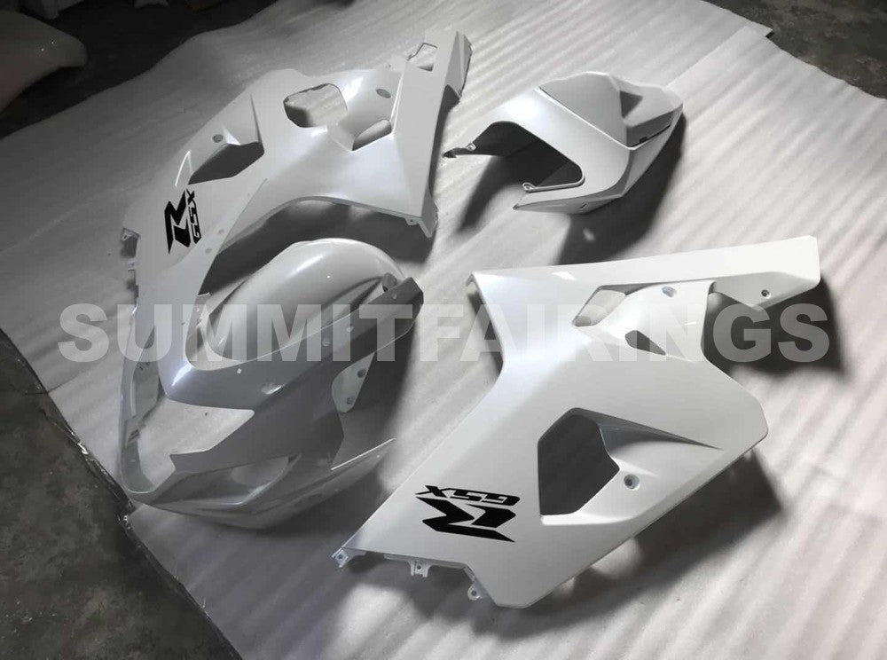 Fairings For Suzuki GSXR 600 750 White Metallic GSXR (2004-2005)