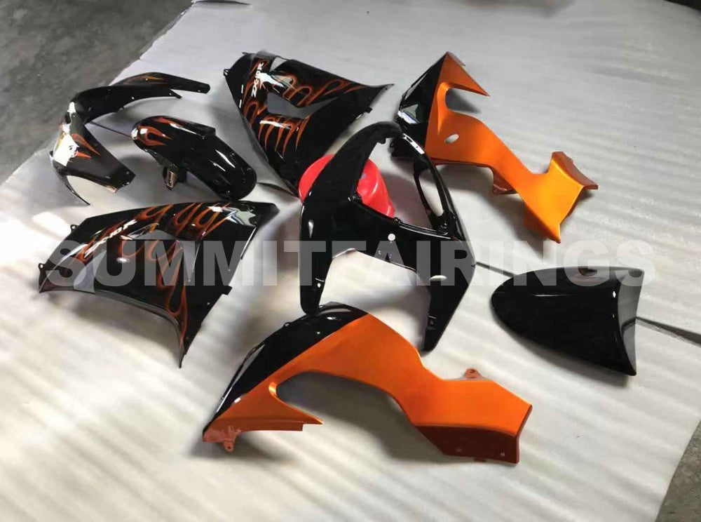 Fairings For Kawasaki ZX-10R, 2006-2007 - Orange Flame