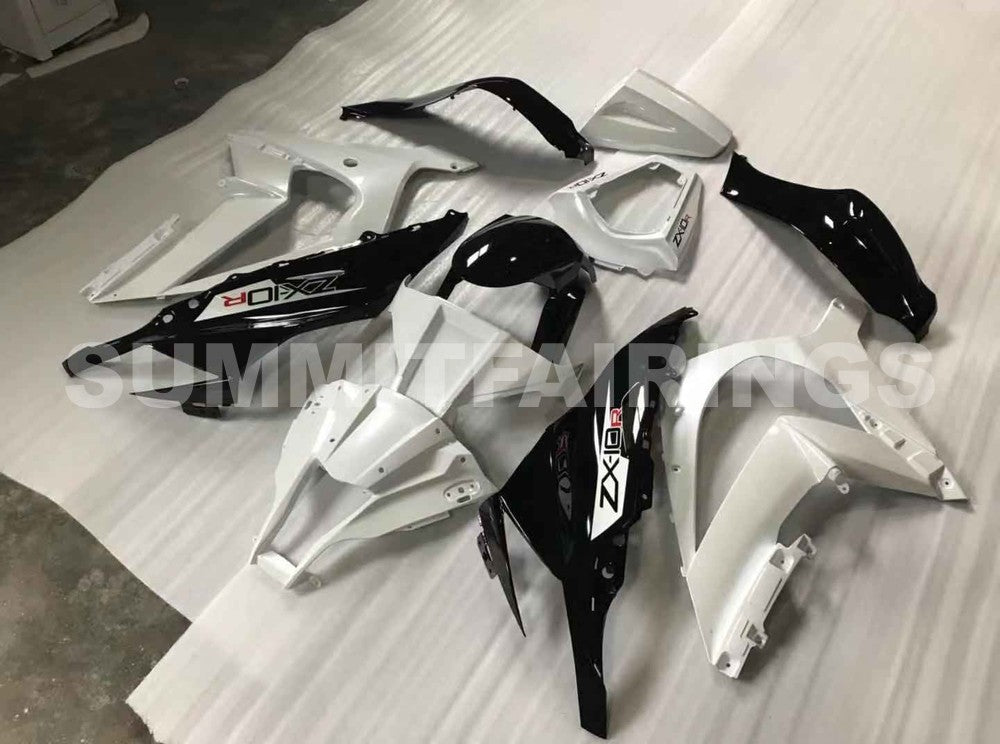 Fairings For Kawasaki ZX-10R, 2011-2015 - White & Black