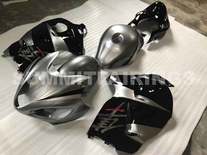 Fairings For Suzuki - GSXR1300 1996-2007 Silver and Black