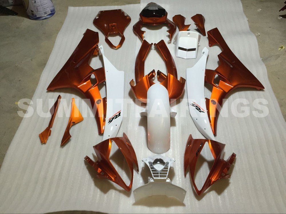 Fairings For Yamaha R6, 2006-2007 - Orange & Matte Black