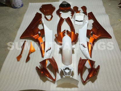 Fairings For Yamaha R6, 2006-2007 - Orange & Matte Black