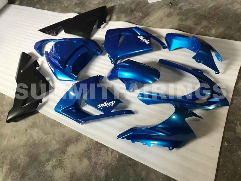 Fairings For Kawasaki ZX 10R Blue Black Ninja (2004-2005)