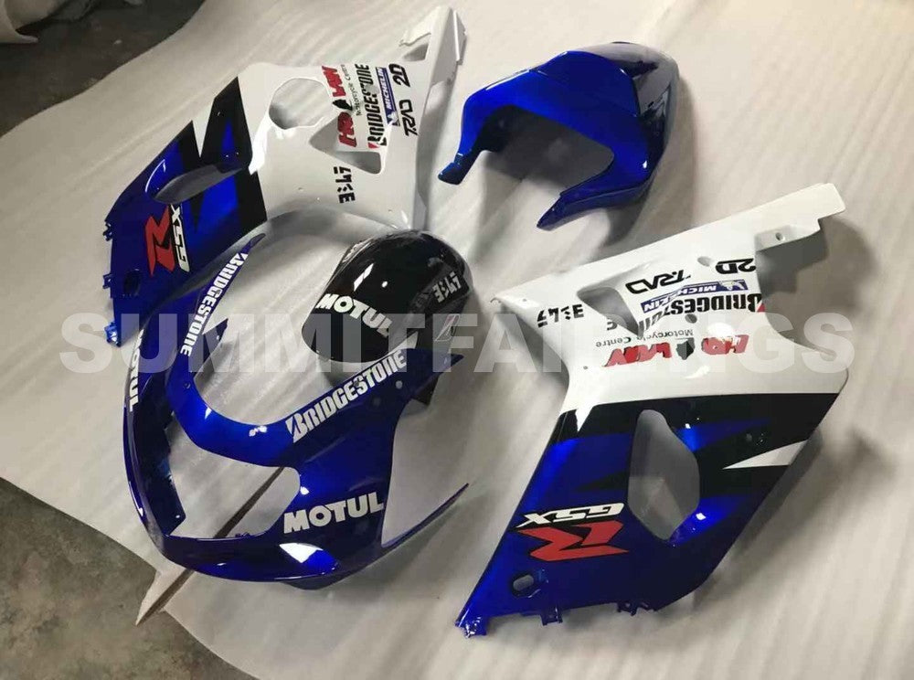 Fairings For Suzuki GSXR 1000 Blue & White Motul (2000-2002)