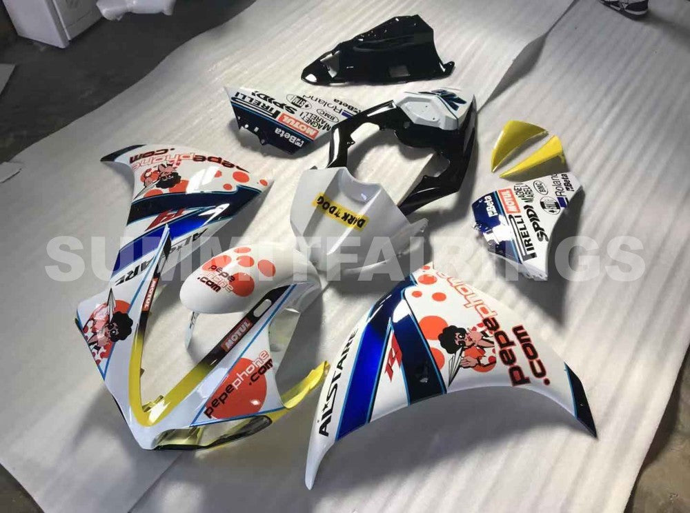 Fairings For Yamaha R1, 2009-2012 - White & Black