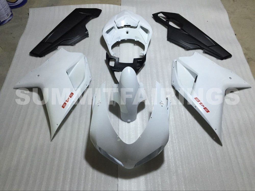 Fairings For Ducati 1098 1198 848 (2007-2011) Pearl White Matte Black