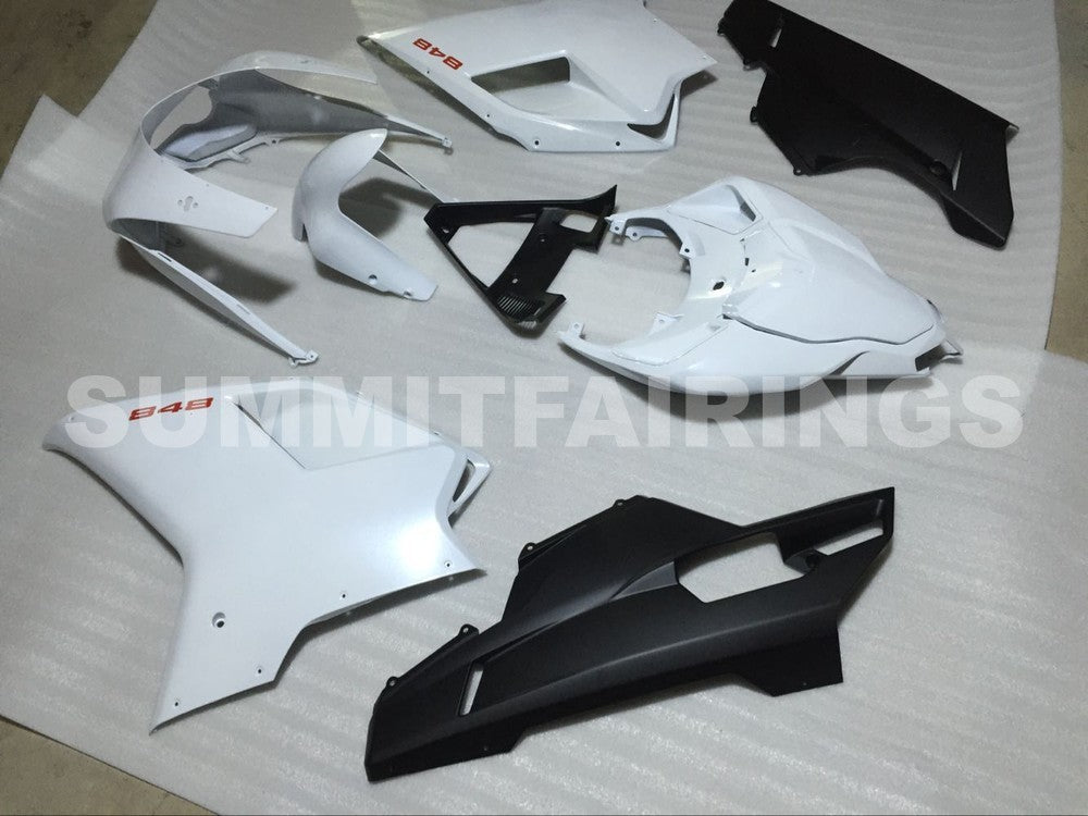 Fairings For Ducati 1098 1198 848 (2007-2011) Pearl White Matte Black
