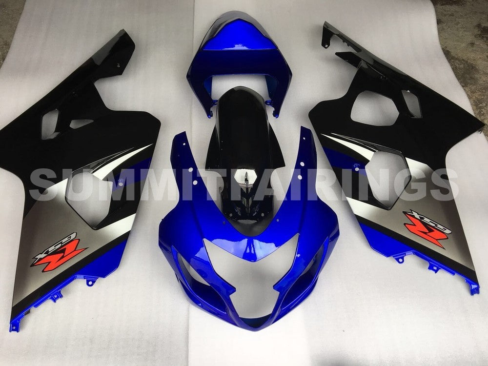 Fairings For Suzuki GSXR 600 750 Blue Black Silver GSXR (2004-2005)