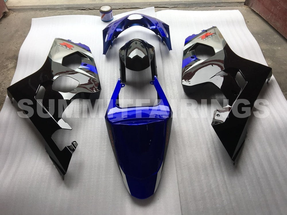 Fairings For Suzuki GSXR 600 750 Blue Black Silver GSXR (2004-2005)