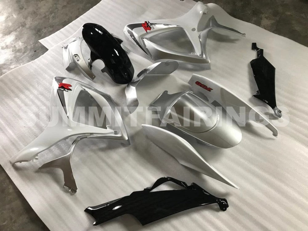 Fairings For Suzuki - GSXR600-750 K6 06-07 White Silver