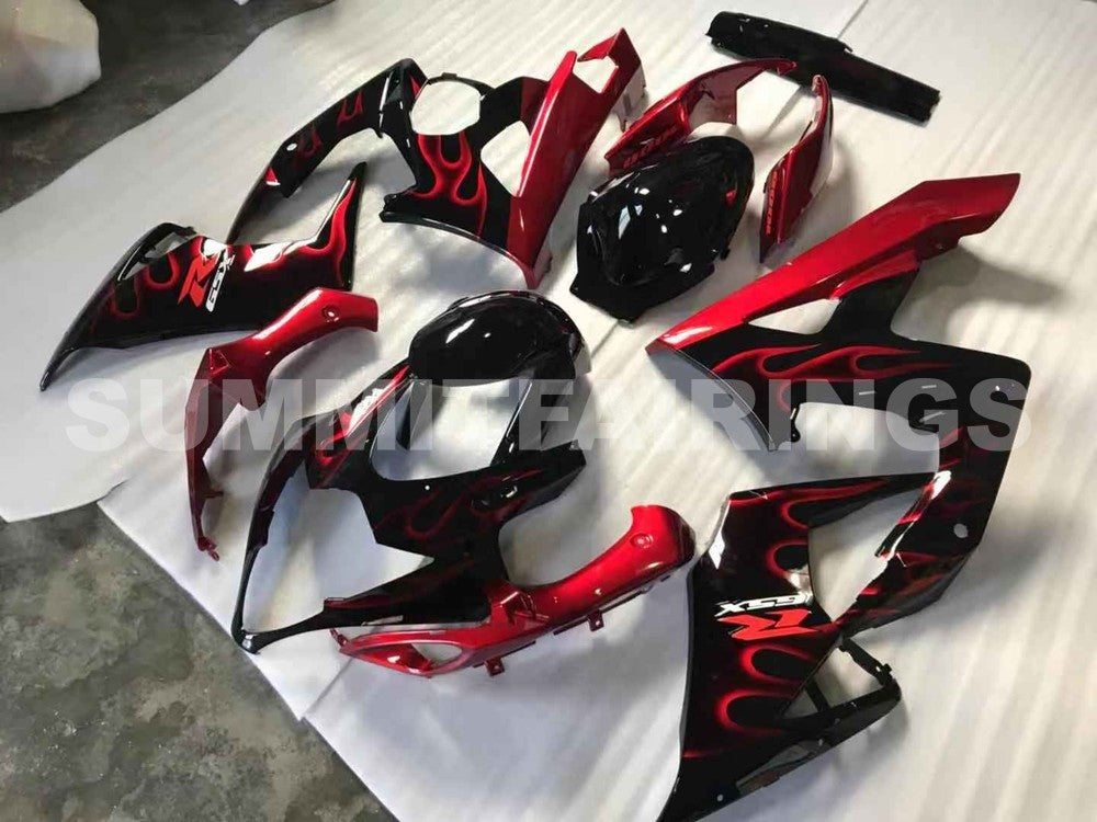 Fairings For Suzuki GSX-R1000, 2005-2006 - Red Flame