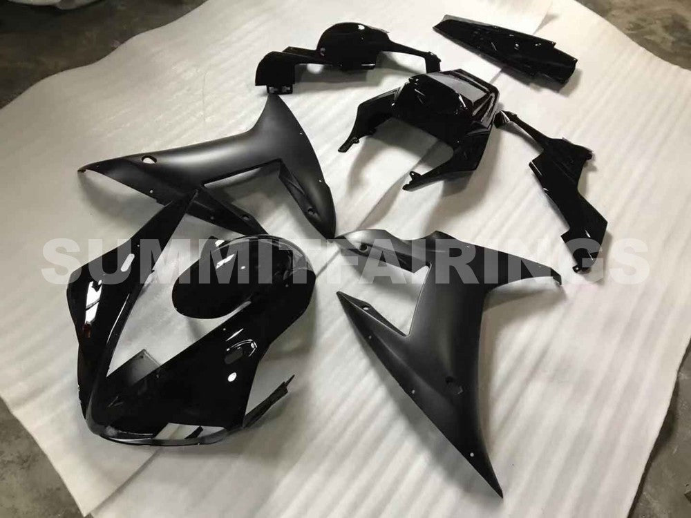 Fairings For Yamaha YZF-R1 Gloss Black Matte Black R1 (2002-2003)