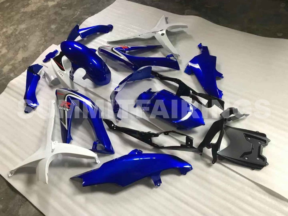 Fairings For Suzuki GSXR 600 750 White & Blue GSXR (2008-2009-2010)