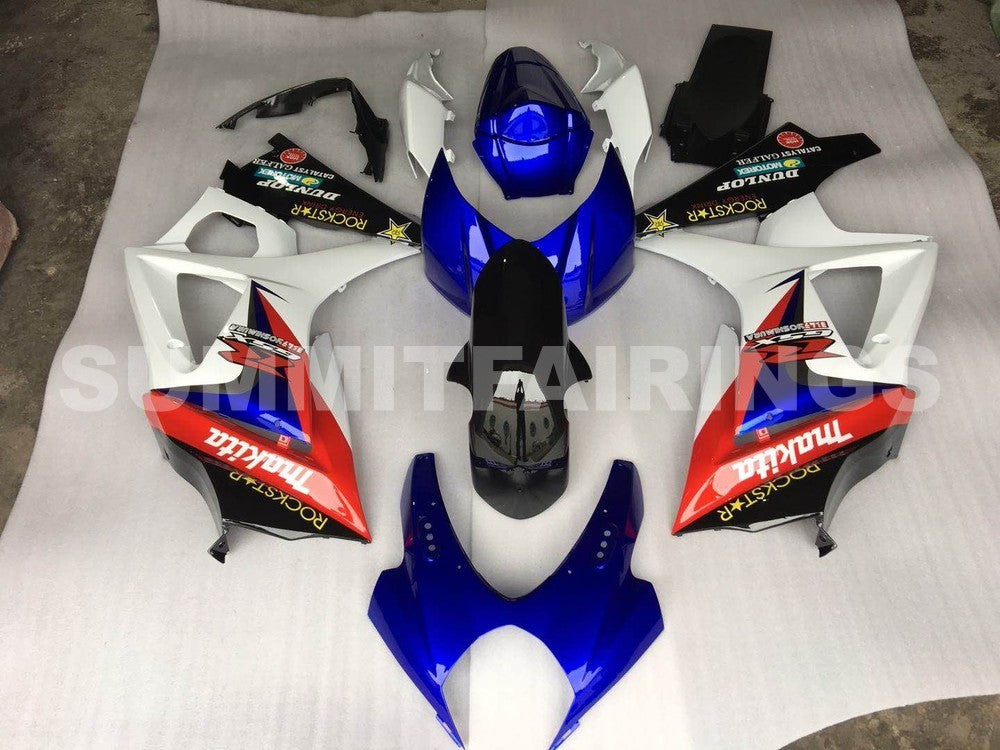 Fairings For Suzuki GSXR 1000 Blue Red White Makita (2007-2008)