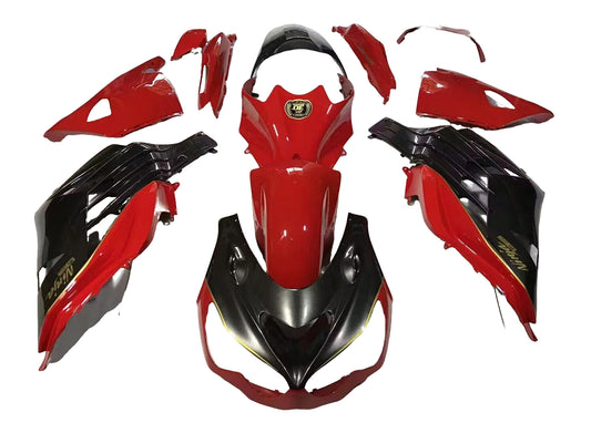 Fairings For Plastics Kawasaki ZX14R Ninja Red and Bronze Sticker (2012-2021)