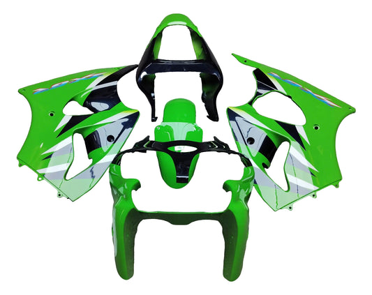 Fairings For Plastics Kawasaki ZX6R 636 Green Blue ZX6R (2000-2002)