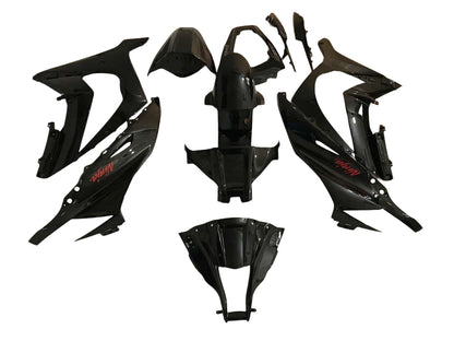 Fairings For Plastics Kawasaki ZX10R Ninja Black (2011-2015)