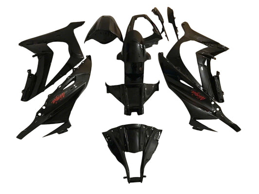 Fairings For Plastics Kawasaki ZX10R Ninja Black (2011-2015)