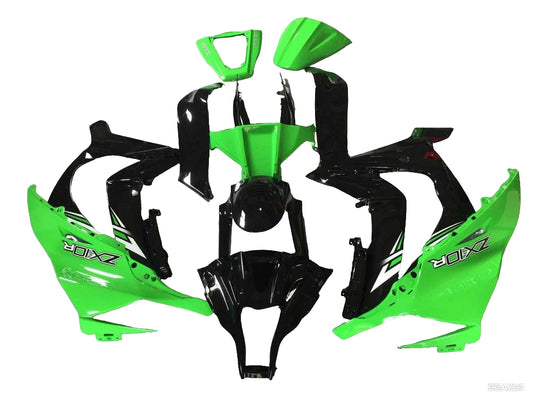 Fairings For Plastics Kawasaki ZX10R Ninja Green Black ZX10R (2011-2015)