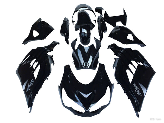 Fairings For Plastics Kawasaki ZX14R Ninja Black (2012-2021)