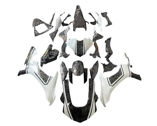White & Gray Fairings for  2015-2017 Yamaha YZF-R1