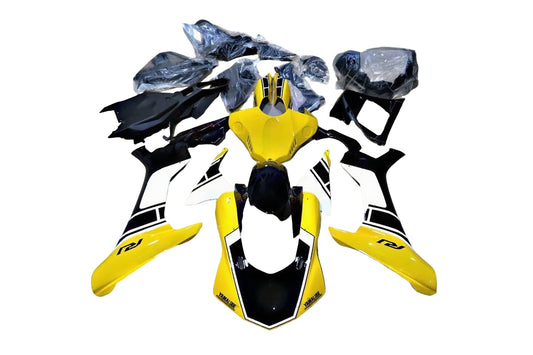 Yellow, White & Black Fairings for  2015-2017 Yamaha YZF-R1