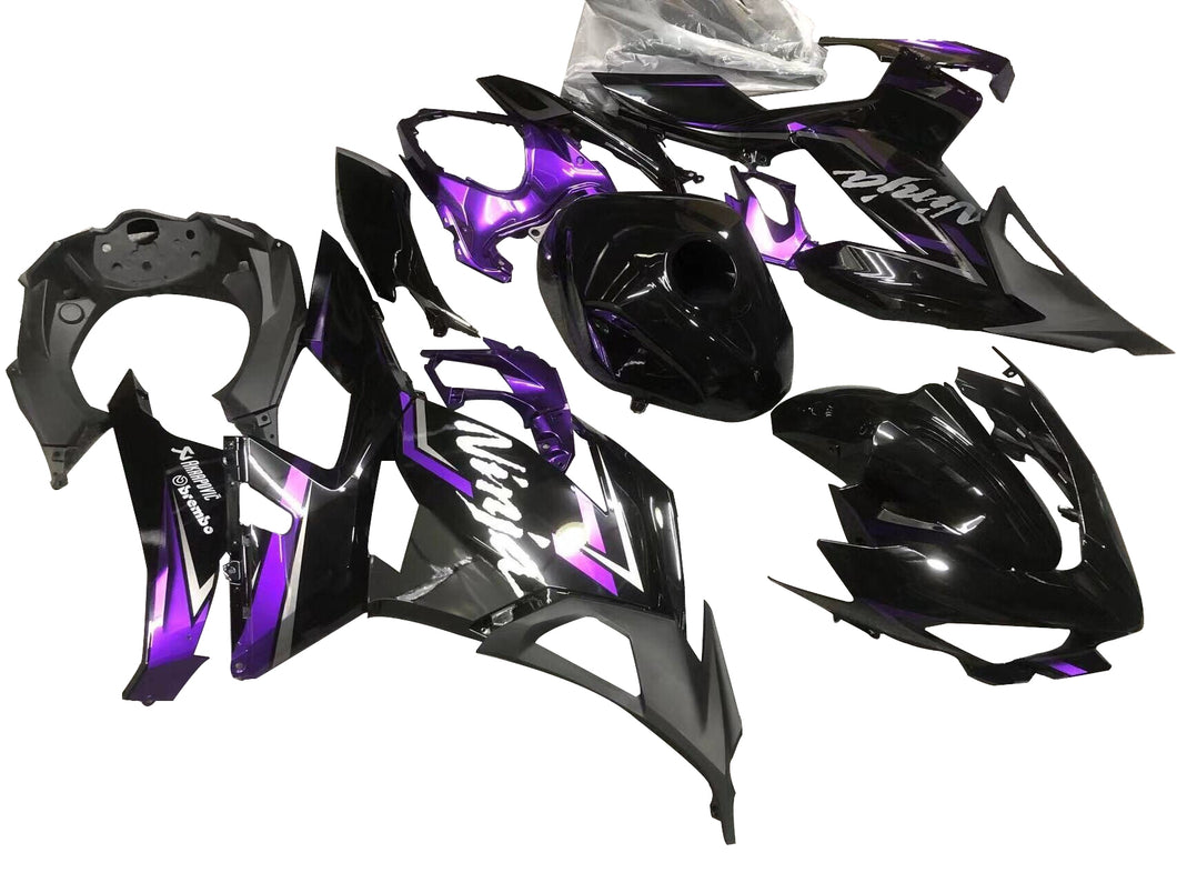 Fairings For Kawasaki Ninja 400 EX400 2017-2020 Black Purple
