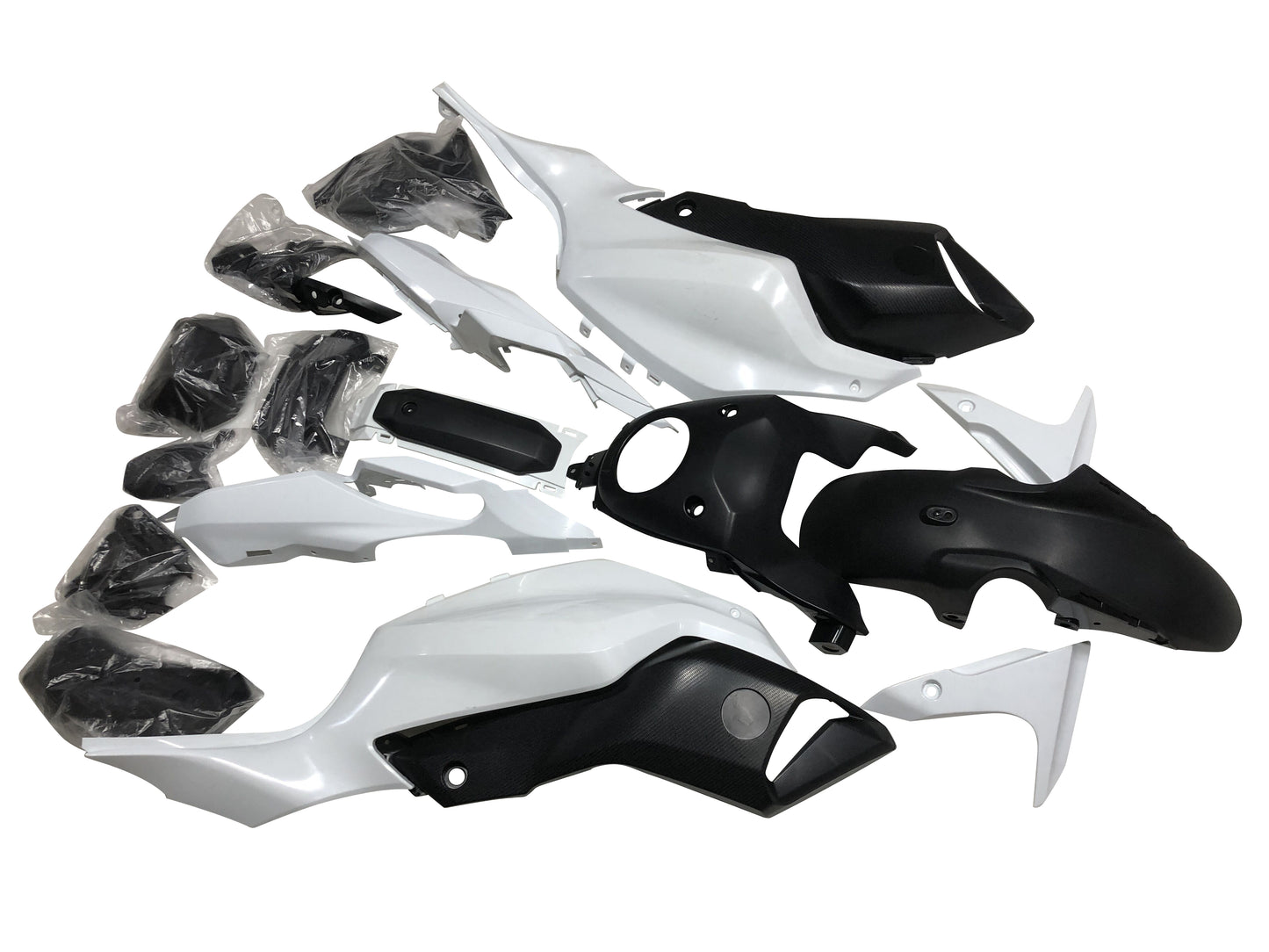 Fairings For Yamaha MT-07 2012-2017 Black White