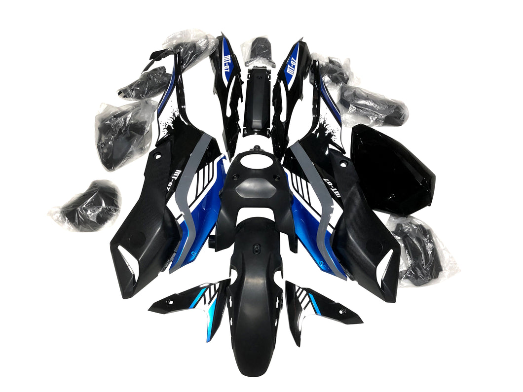 Fairings For Yamaha MT-07 2012-2017 Black Blue White