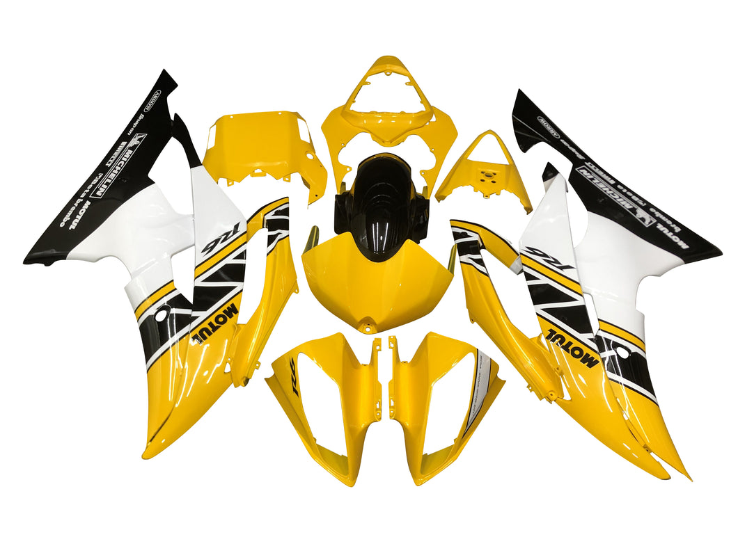 Fairings For Yamaha YZF-R6 2008-2016 Black Yellow White