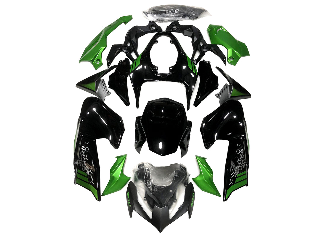 Fairings For Kawasaki Z900 2020-2022 Black Green